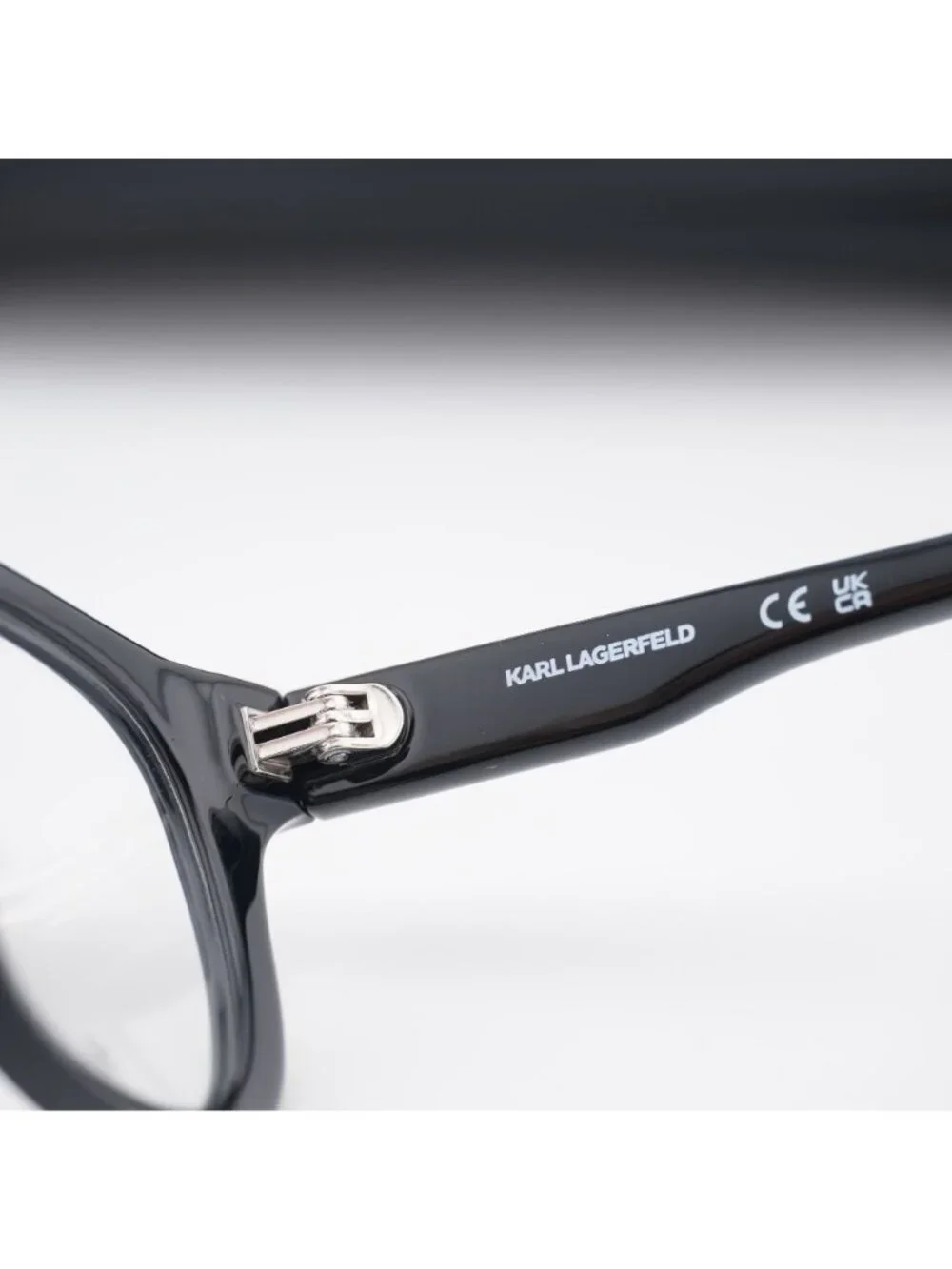Karl Lagerfeld KL6177 001 Round 47mm Eyeglasses - Black